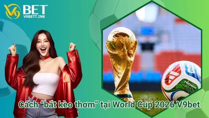 Cách “bắt kèo thơm” tại World Cup 2026 V9bet
