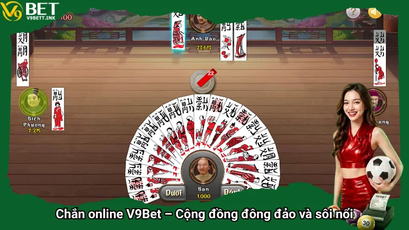 Chắn online V9Bet – Cộng đồng đông đảo và sôi nổi