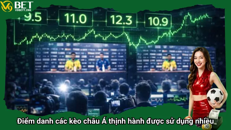Điểm danh các kèo châu Á thịnh hành được sử dụng nhiều